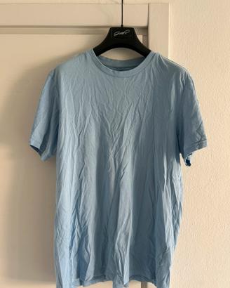 T-shirt H&M Regular Fit Azzurra