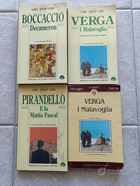 I libri del Newton Boccaccio, Pirandello, Verga