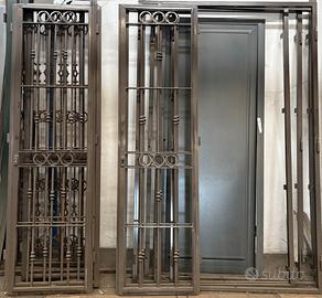 Inferriate verniciate Ral 8019 - varie misure