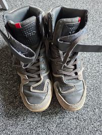 Scarpe Acerbis moto pelle scamosciata tg43