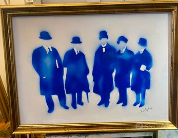 Quadro dipinto Mario Schifano copia d’autore