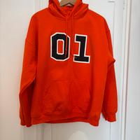 Felpa Hazzard Generale Lee Unisex Arancione L