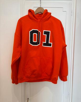 Felpa Hazzard Generale Lee Unisex Arancione L