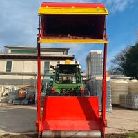 Trincia sarmenti con cassone raccoglitore