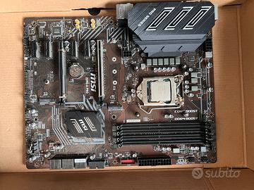 MSI Z390-A PRO + Intel Core i5-9600K