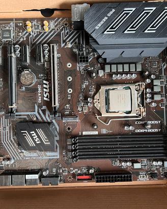 MSI Z390-A PRO + Intel Core i5-9600K
