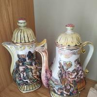 Ceramica Capodimonte Caffettiera 