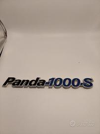 SCRITTA EMBLEMA SIGLA TARGHETTA POST FIAT PANDA 10