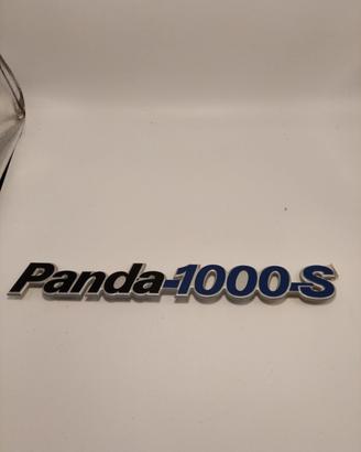 SCRITTA EMBLEMA SIGLA TARGHETTA POST FIAT PANDA 10
