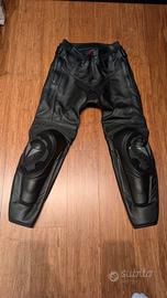 Pantaloni moto pelle Dainese Tg. 46. Mai usati