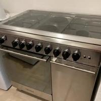 CUCINA INOX ACCIAIO INOXPROFES CON 4 FUOCH + PIAS