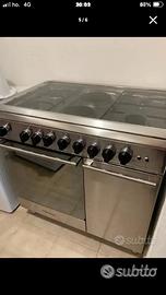 CUCINA INOX ACCIAIO INOXPROFES CON 4 FUOCH + PIAS