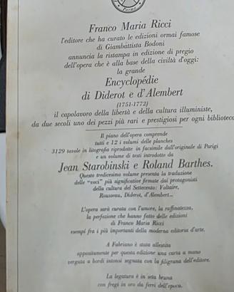 enciclopedia Diderot e d'Alembert
