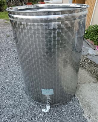 fusto in acciaio inox