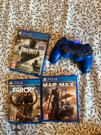 Play Station 4 slim 400 GB + giochi e joystick
