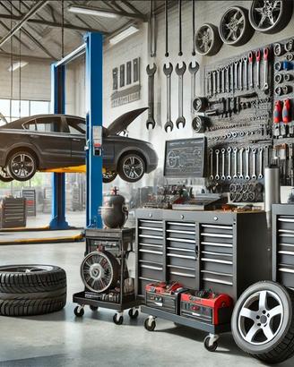 Attrezzatura completa autofficina autoriparazione