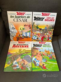 4 volumi fumetti Asterix FRANCESE in blocco