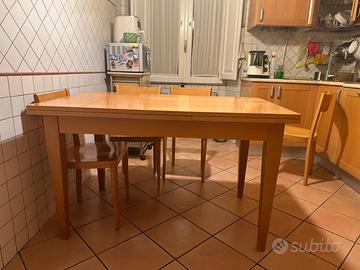 tavolo cucina usato calligaris faggio maturo