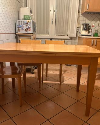 tavolo cucina usato calligaris faggio maturo
