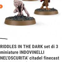 Lo hobbit riddles in the dark games workshop
