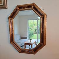 Antico specchio ottagonale 