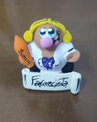 Fischietto Farmacista donna terracotta Laurea