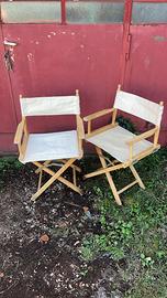 Sedie da regista da collezione