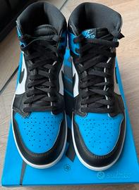 Nike Air Jordan 1 Retro High OG UNC toe blue 40