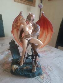 statua in resina vintage