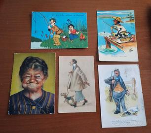 Cartoline umoristiche vintage 