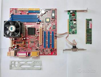Scheda madre Biostar M7VIG + CPU AMD Athlon XP 180