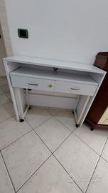 porta PC e stampante cassettiera con ruote