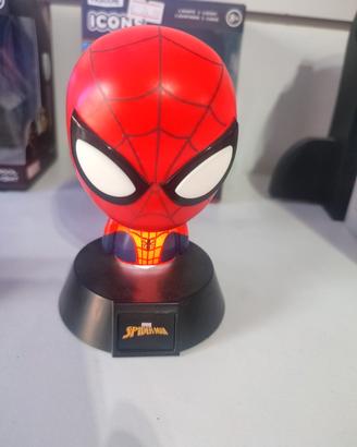 spiderman Marvel mini lampada luce led notturna 