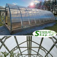 Serra tunnel policarbonato casetta 3x4m giardino