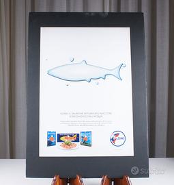 Pannello pubblicitario salmone affumicato Fjord