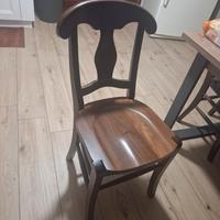 n 6 sedie in legno massello 