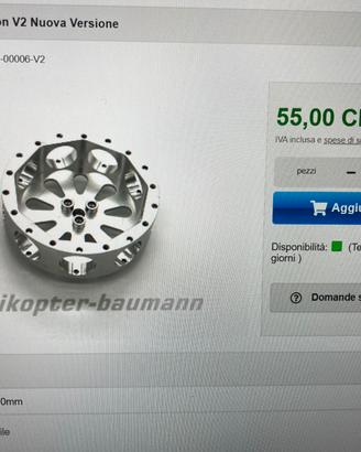 Gruppo centrale fenestron classe 800