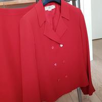 Completo rosso seta finissima 100% Blunauta M