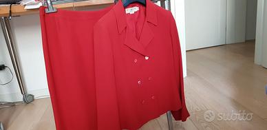 Completo rosso seta finissima 100% Blunauta M