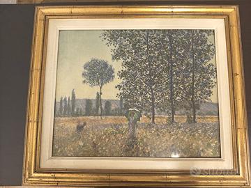 Claude Monet Felder im Frühling – quadro