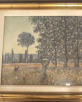 Claude Monet Felder im Frühling – quadro