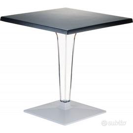 tavolino quadrato usato 80x80 in laminato n. 8 pz