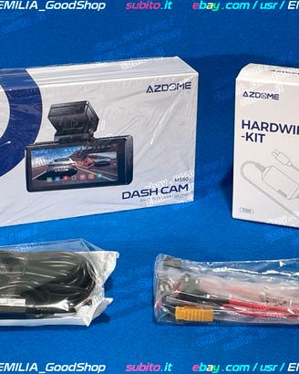 Dash Cam DASHCAM 4K TRIPLA CAMERA Azdome M580 24H