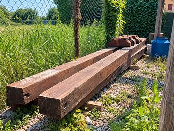 travi in legno massello 