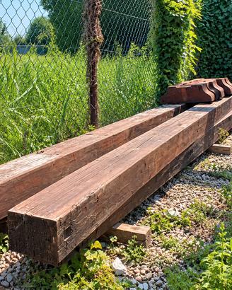 travi in legno massello 