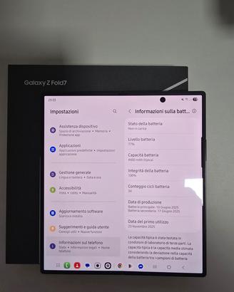 Samsung Galaxy Z Fold 7 - 1TB - Come Nuovo
