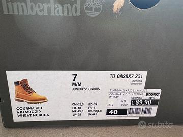 scarponcino originale Timberland numero 40