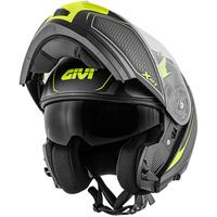 CASCO MODULARE GIVI X21 GIALLO DOPPIA VISIERA