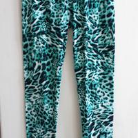 Leggins/pantaloni maculati elasticizzati - donna
