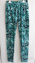 Leggins/pantaloni maculati elasticizzati - donna